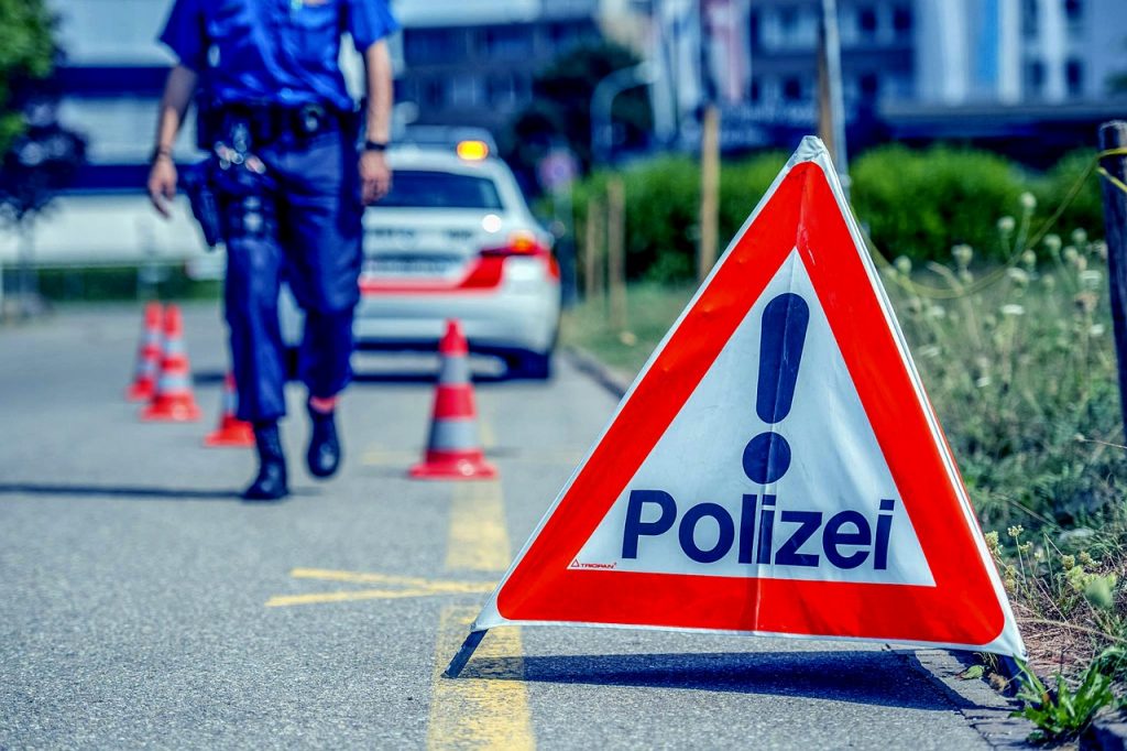 Polizeikontrolle Drogentest