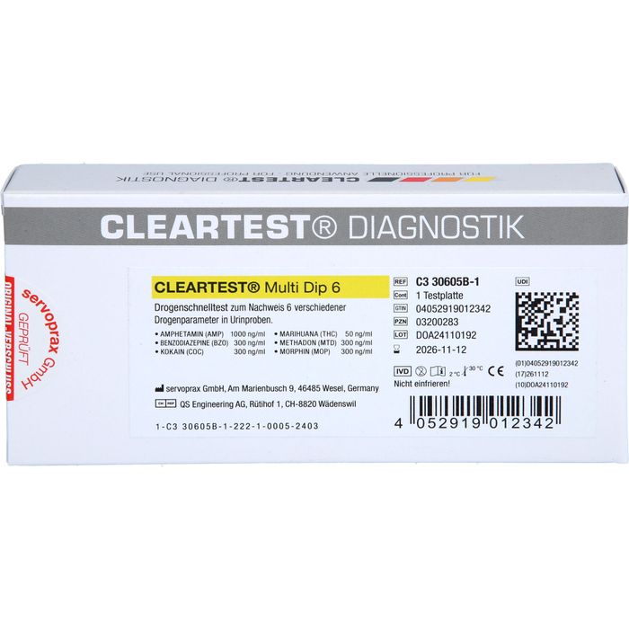 DROGENTEST Multi Dip 6 AMP 1 St.