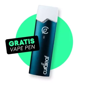 Kostenloser Curaleaf Vape Pen (QMID) mit Curaleaf Vape Kartusche WPT – Produktbild des Anbieters Bloomwell