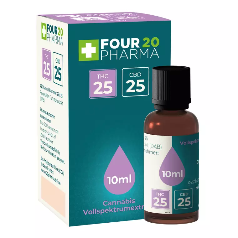 420 Cannabisextrakt THC25 / CBD25 | 10ml – Produktbild des Anbieters Bloomwell
