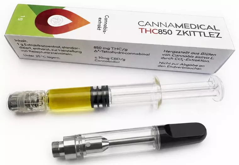 THC850 Zkittlez 1ml – CM Vape THC850 Zkittlez – Produktbild des Anbieters Dr. Ansay