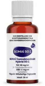 SOMAI 50:1 Cannabisextrakt Hybrid – SOMAI 50:1 – Produktbild des Anbieters Dr. Ansay