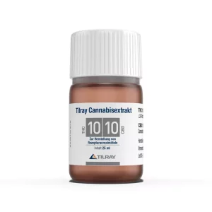 Tilray Cannabisextrakt THC10:CBD10 (25ml) – Tilray Cannabisextrakt THC10:CBD10 (25ml) – Produktbild des Anbieters Dr. Ansay