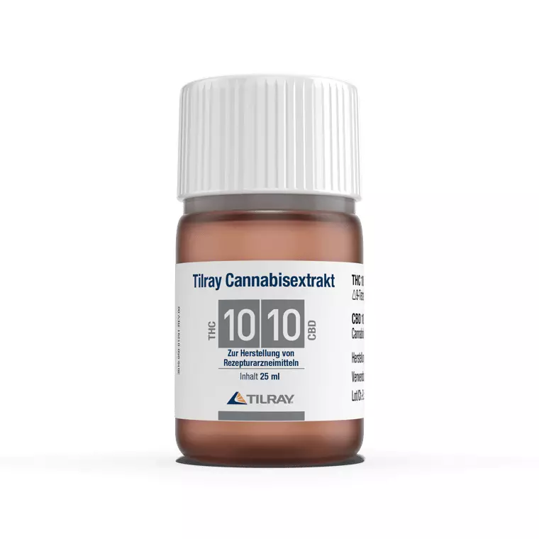 Tilray Cannabisextrakt THC10:CBD10 (10ml) – Cannabisextrakt – Produktbild des Anbieters Dr. Ansay
