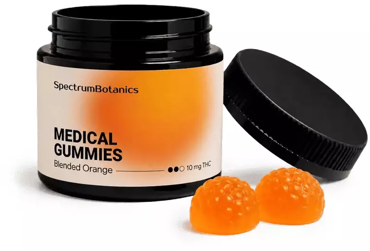 Novacana 65 T – THC Gummies Orange 10mg THC – SpectrumBotanics – Produktbild des Anbieters Dr. Ansay