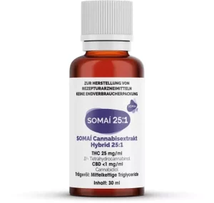 SOMAI 25:1 Cannabisextrakt Hybrid – SOMAI 25:1 Extrakt – Produktbild des Anbieters Dr. Ansay