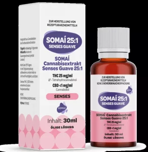 SOMAI Senses Guave 25:1 Cannabisextrakt – SOMAI Senses Guave 25:1 – Produktbild des Anbieters Dr. Ansay