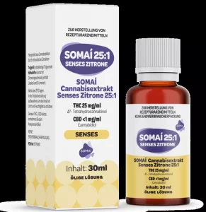 SOMAI Senses Zitrone 25:1 Cannabisextrakt – SOMAI Senses Zitrone 25:1 – Produktbild des Anbieters Dr. Ansay