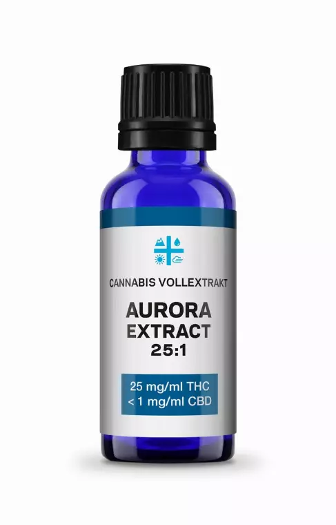 Aurora Extract 25:1 – Cannabisextrakt – Produktbild des Anbieters Dr. Ansay