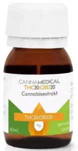 Cannamedical Cannabisextrakt THC20:CBD20 – Gelato Dream – Produktbild des Anbieters Dr. Ansay